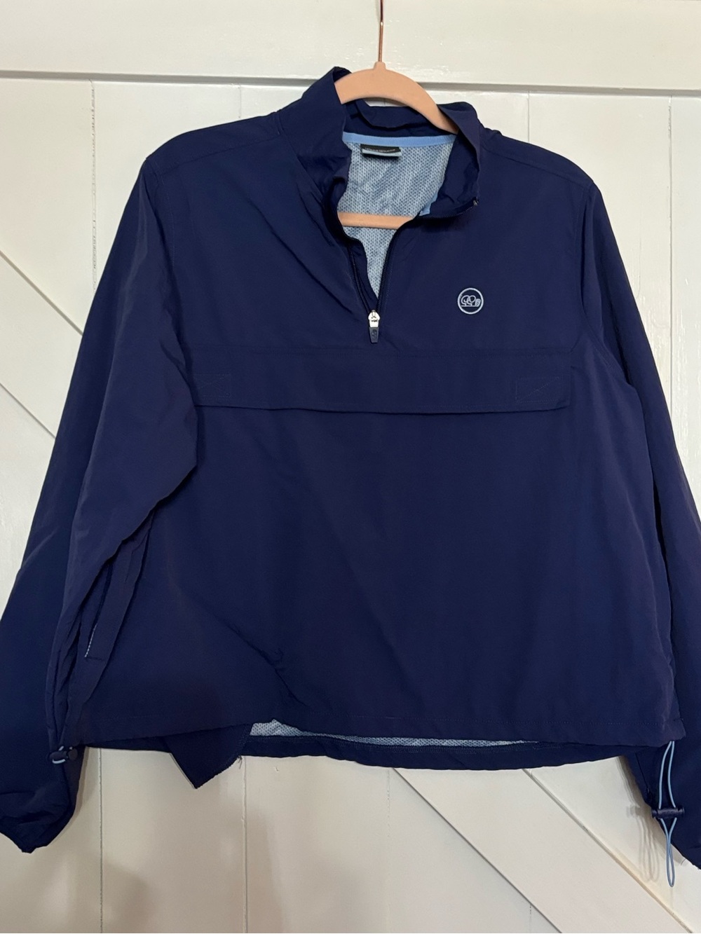 Good Good Golf Navy Half-Zip Utility Jacket - Women